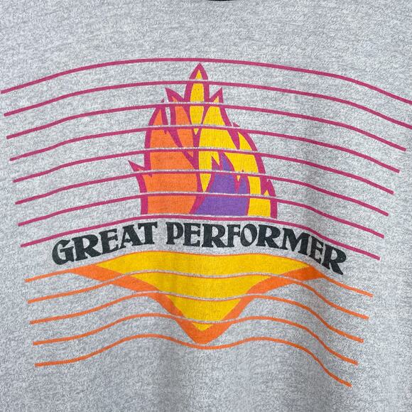 Vintage Verbatim Great Performer Single Stitch Ringer T-Shirt - Picture 2 of 6